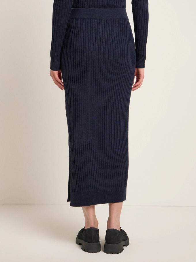 Ribbed knit skirt (GOTS) from LANIUS