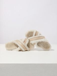 Lambskin mules via LANIUS