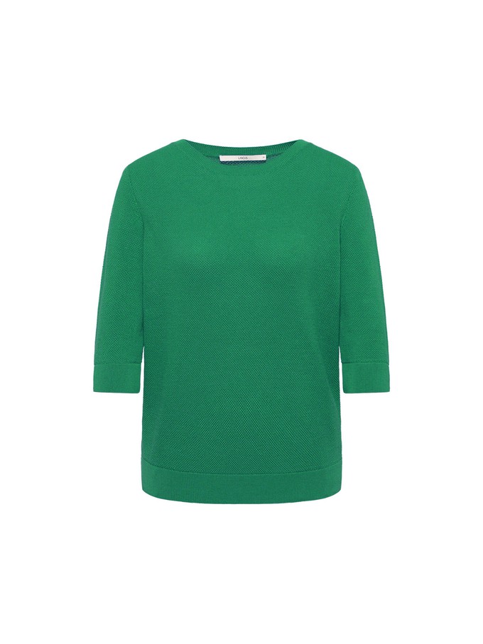 Structured half-sleeve sweater (GOTS) from LANIUS