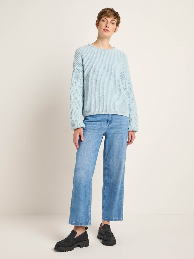 Cable-knit sweater (GOTS) from LANIUS