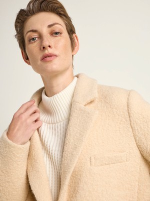 Boucle blazer coat (GOTS) from LANIUS