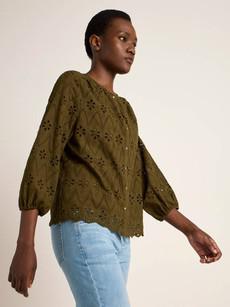 Lace blouse via LANIUS