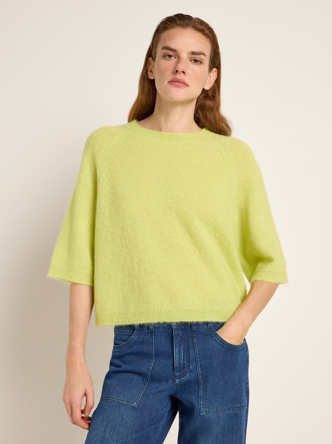 knitted shirt made of alpaca wool from LANIUS