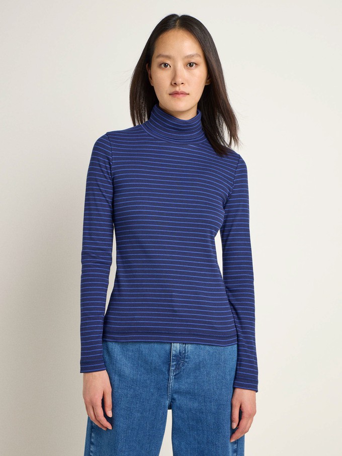 Striped turtleneck shirt (GOTS) from LANIUS