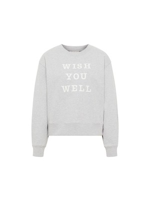 Statement sweatshirt "wish you well" (GOTS) from LANIUS