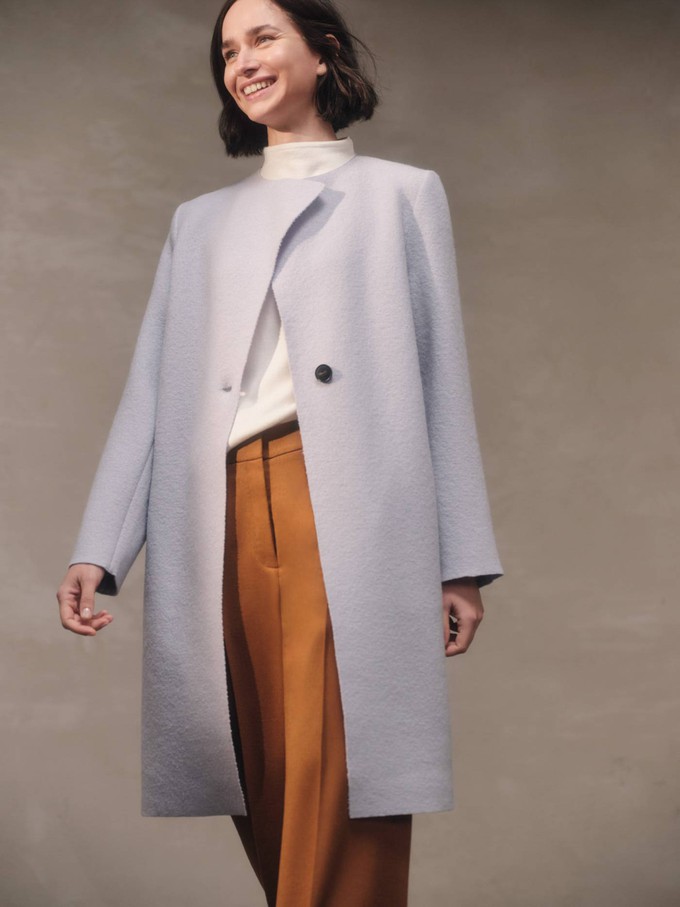 Boiled wool coat (GOTS) from LANIUS