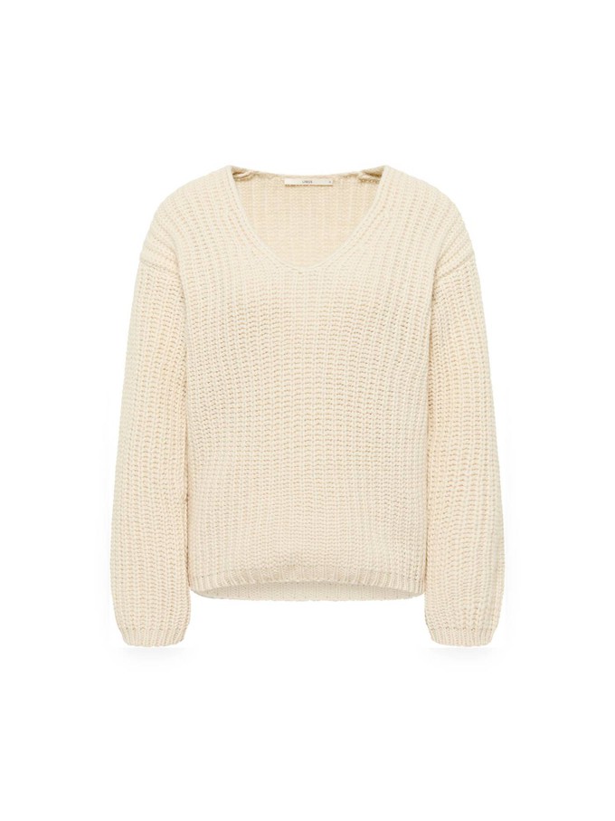 Sweater with v-neck (GOTS) from LANIUS