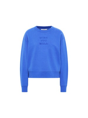 Statement sweatshirt "wish you well" (GOTS) from LANIUS