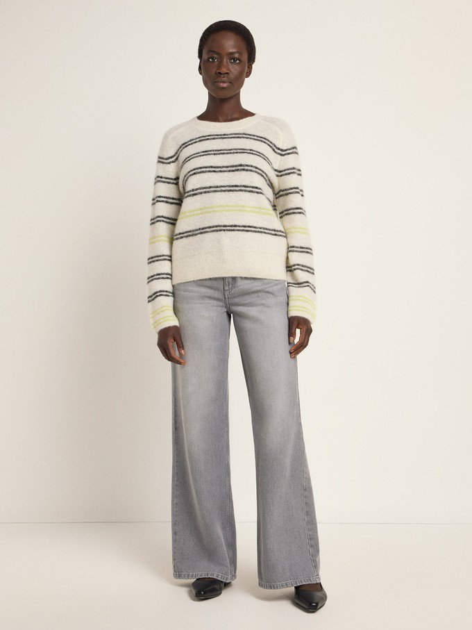 striped sweater made of alpaca wool from LANIUS