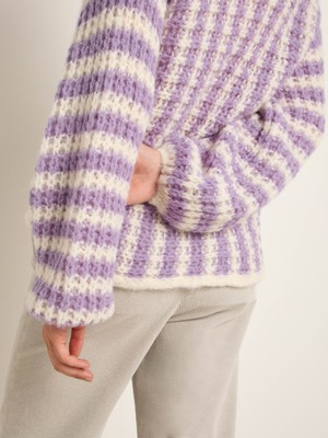 Striped sweater V-neck from LANIUS