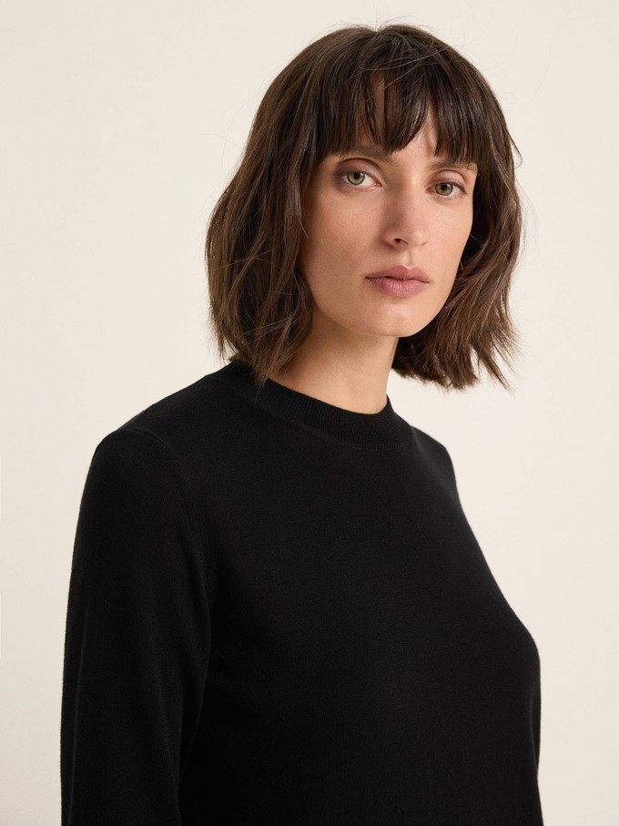 Round neck sweater (GOTS) from LANIUS