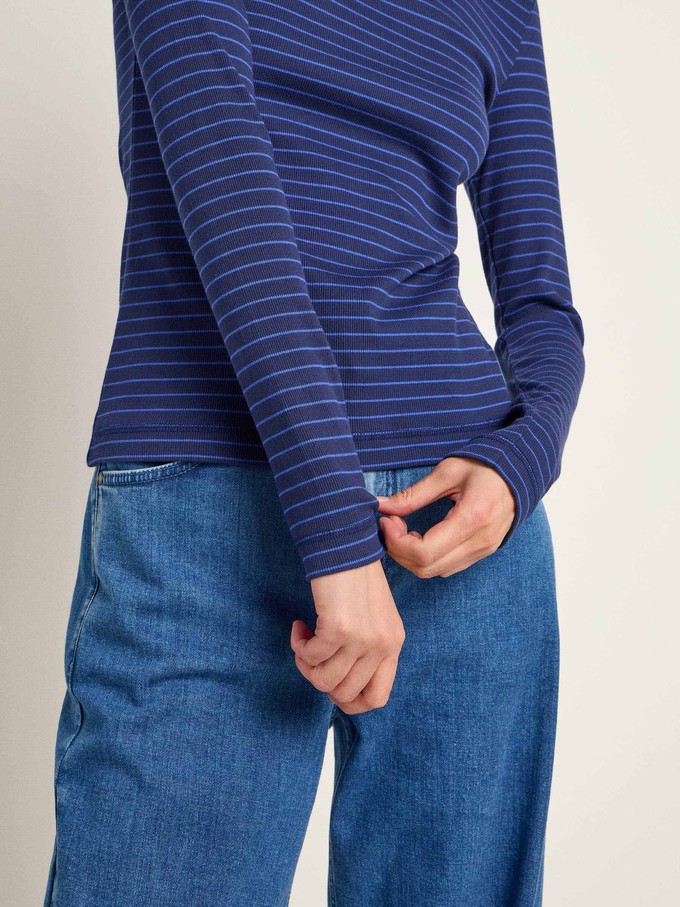 Striped turtleneck shirt (GOTS) from LANIUS