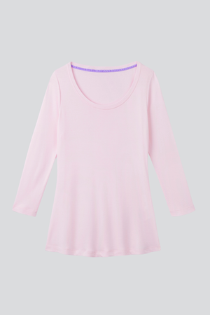 3/4 Sleeve Scoop Neck Cotton Modal Blend T-Shirt from Lavender Hill Clothing