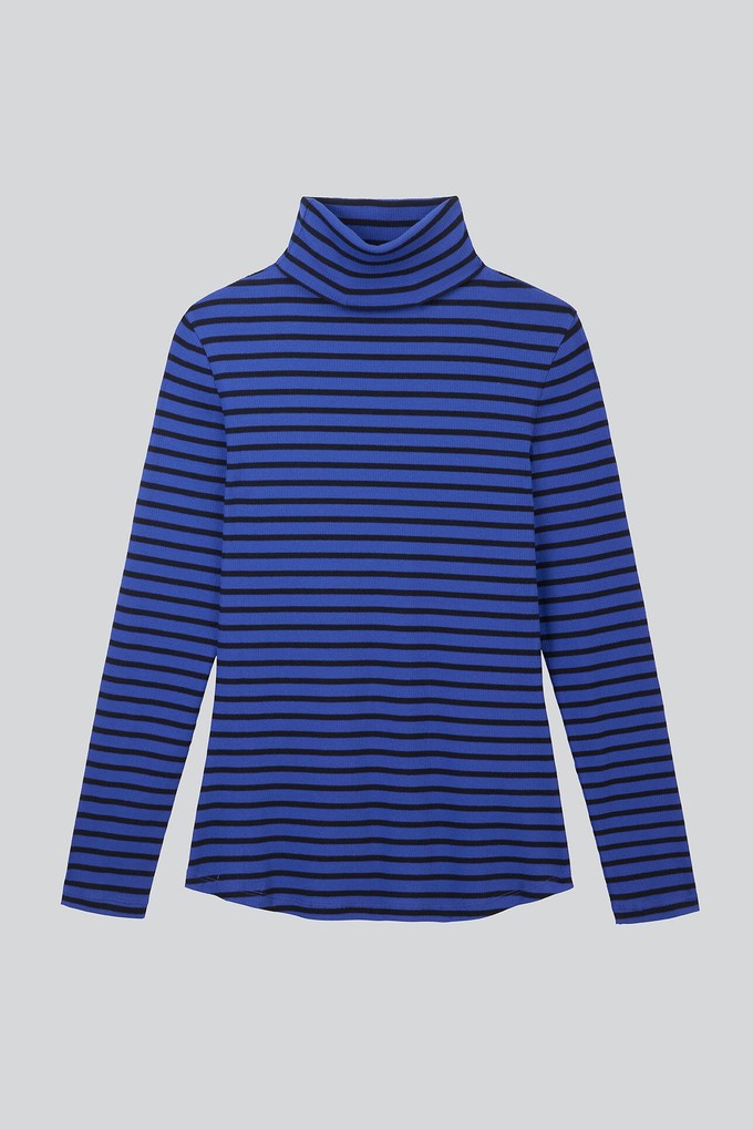 Striped Cotton Roll Neck from Lavender Hill Clothing