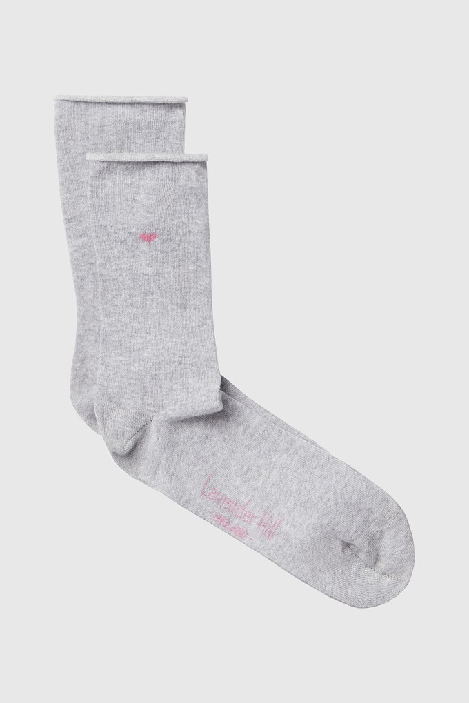 Heart Cotton Socks from Lavender Hill Clothing