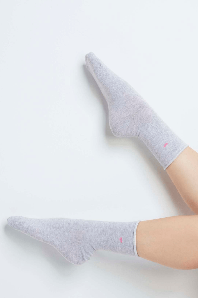 Heart Cotton Socks from Lavender Hill Clothing