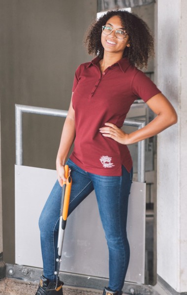 LT-Function Bioactive Polo Burgundy Women from Life-Tree