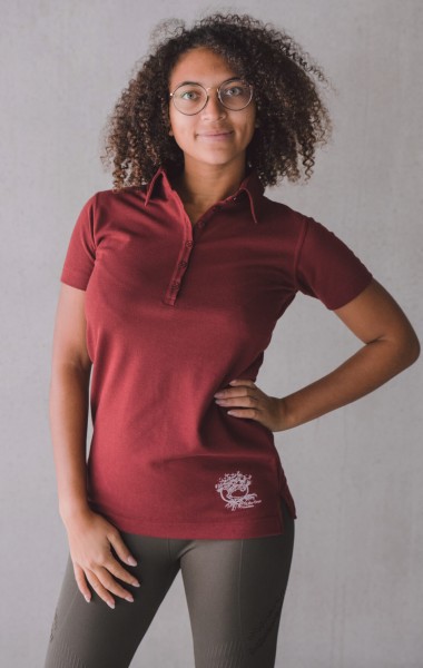 LT-Function Bioactive Polo Burgundy Women from Life-Tree