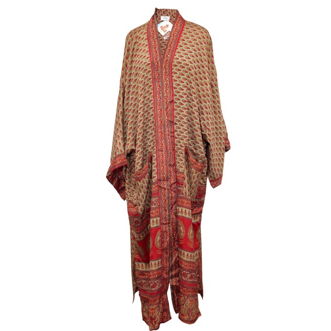 If Saris Could Talk Maxi Kimono- Desert Ditsy Floral from Loft & Daughter