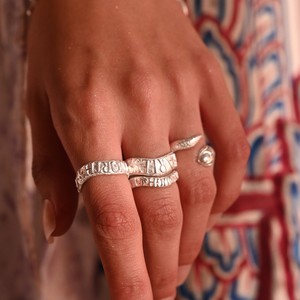 Serpent Pinky Ring Silver from Loft & Daughter