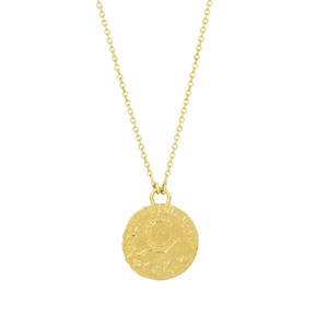 Relic Coin Pendant Gold Vermeil - Sample Sale from Loft & Daughter