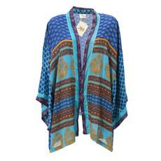 If Saris Could Talk Kimono- Narain Niwas via Loft & Daughter