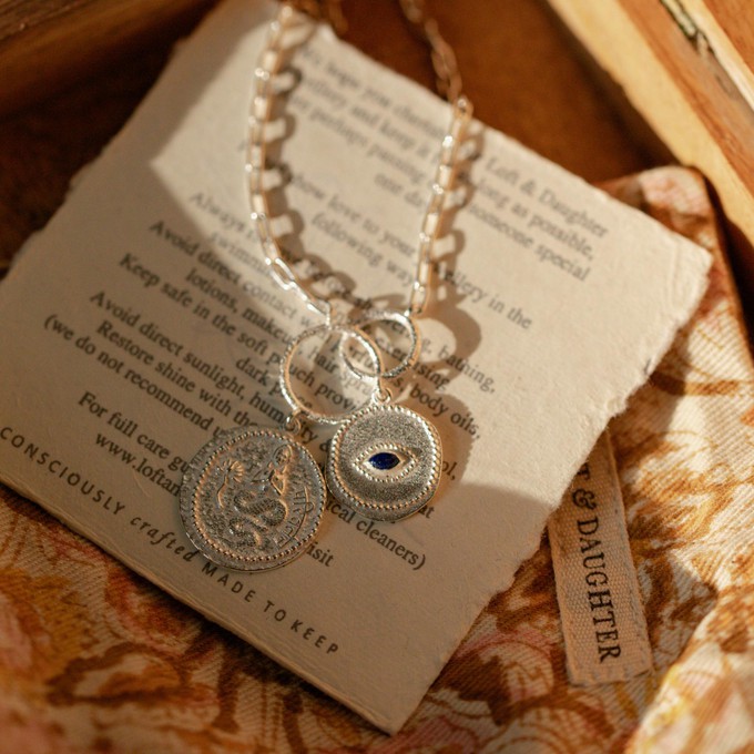 Anything Is Possible Pendant Silver from Loft & Daughter