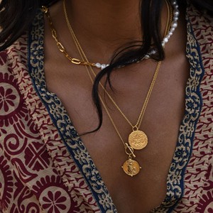 Relic Coin Pendant Gold Vermeil - Sample Sale from Loft & Daughter