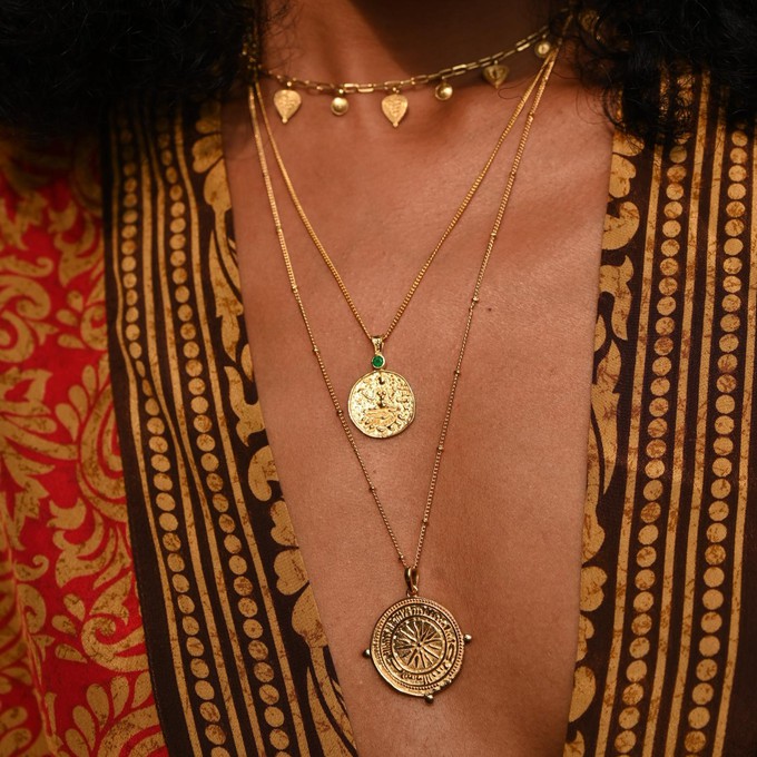 Lakshmi Coin Pendant from Loft & Daughter