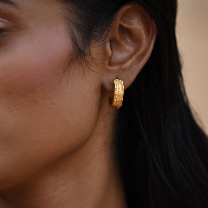 Chunky Relic Hoops from Loft & Daughter