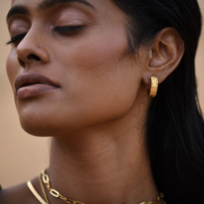 Chunky Relic Hoops from Loft & Daughter