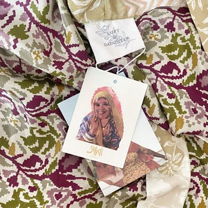 If Saris Could Talk Maxi Kimono- Floral Whisper from Loft & Daughter