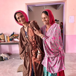 If Saris Could Talk Maxi Kimono- Rishikesh from Loft & Daughter