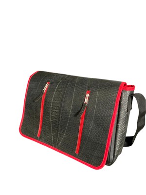 Messanger Bag-Recycled Inner Tube from Lost in Samsara