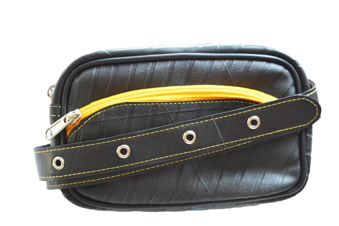 Unisex Bum Bag-Recycled Tyre from Lost in Samsara