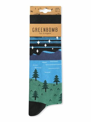 Greenbomb sokken nature camping from Lotika