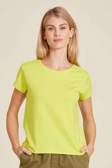 Tranquillo dames T-shirt Tencel - primrose via Lotika