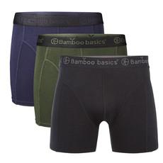 Bamboo Basics boxershorts Rico – black - army - navy via Lotika