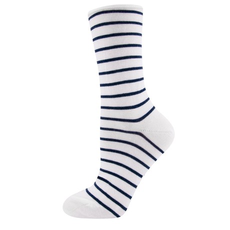 Ewers gestreepte sokken dames - blauw - wit from Lotika