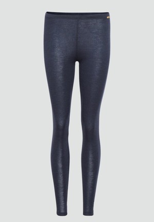 Comazo wollen dames legging met zijde - donkerblauw from Lotika