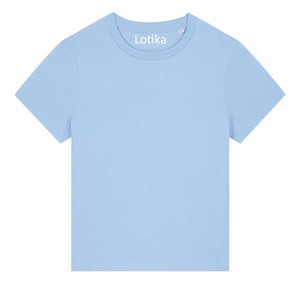 Saar T-shirt dames biologisch katoen - blue soul from Lotika