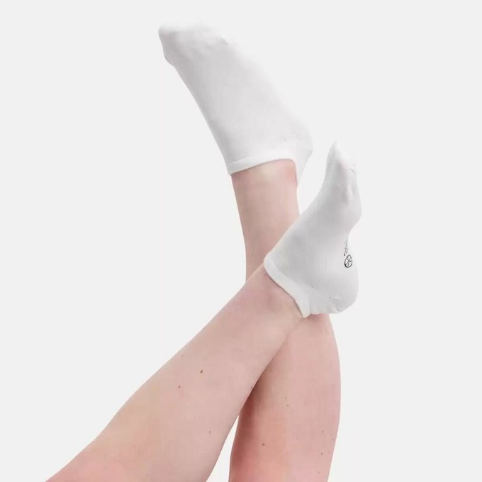 Bamboe footies Jamie 3-pack - wit from Lotika