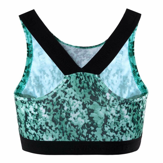 Living Crafts sportbustier BH katoen Nadine - forest from Lotika