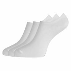 Bamboe footies Jamie 3-pack - wit via Lotika