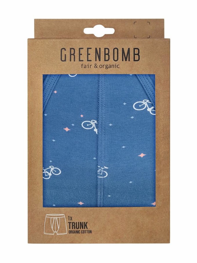 Greenbomb boxershort bike space - blauw from Lotika