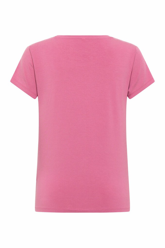 Tranquillo dames T-shirt Tencel - red violet from Lotika