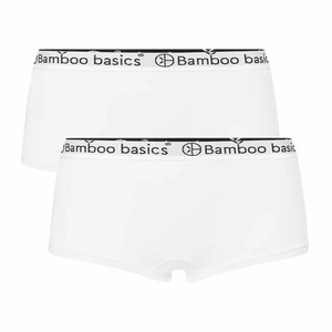 Bamboe Hipsters Iris 2-pack - wit from Lotika