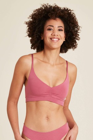 Tranquillo dames bralette bh Tencel - red violet from Lotika