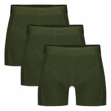 Bamboo Basics bamboe boxershorts Rico ton sur ton 3-pack - army via Lotika