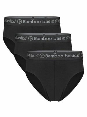 Bamboe herenslips James - zwart from Lotika